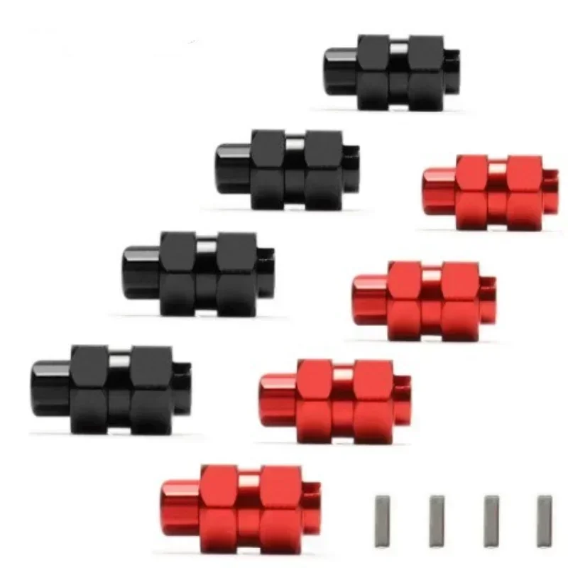 エンロン4P改造拡張7mmホイールヘックスハブ＆ピン8.5MM厚さアップグレードRC大人向けクローラー1/24アキシャルSCX24 90081 C10用