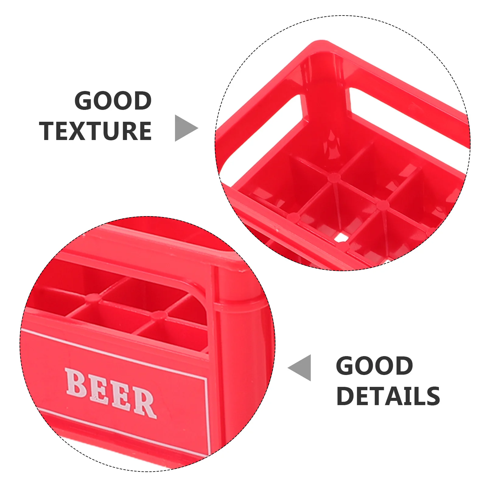 10 قطعة صندوق بيرة صغير إطار بيرة مصغر واقعي لبيت الدمى المطبخ بار المشهد ديكور المناظر الطبيعية الصغيرة صندوق النبيذ المنمنمات #5