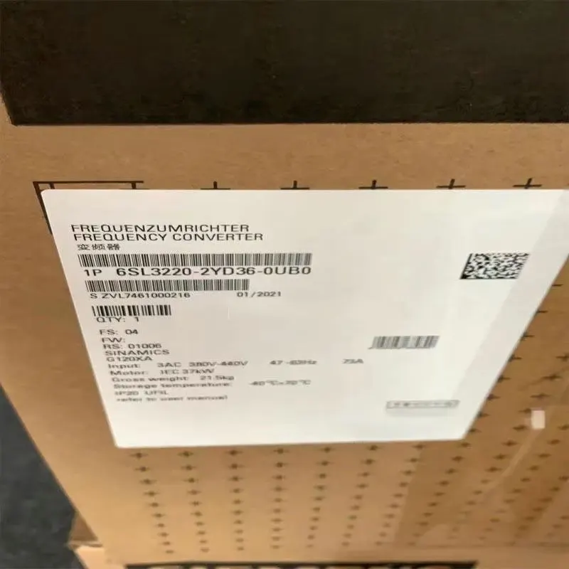 

Brand new 6SL3220-2YD36-0CB0 6SL3220-2YD36-0UB0 6SL3 220-2YD36-0CB0 6SL3 220-2YD36-0UB0 Warrently One-year