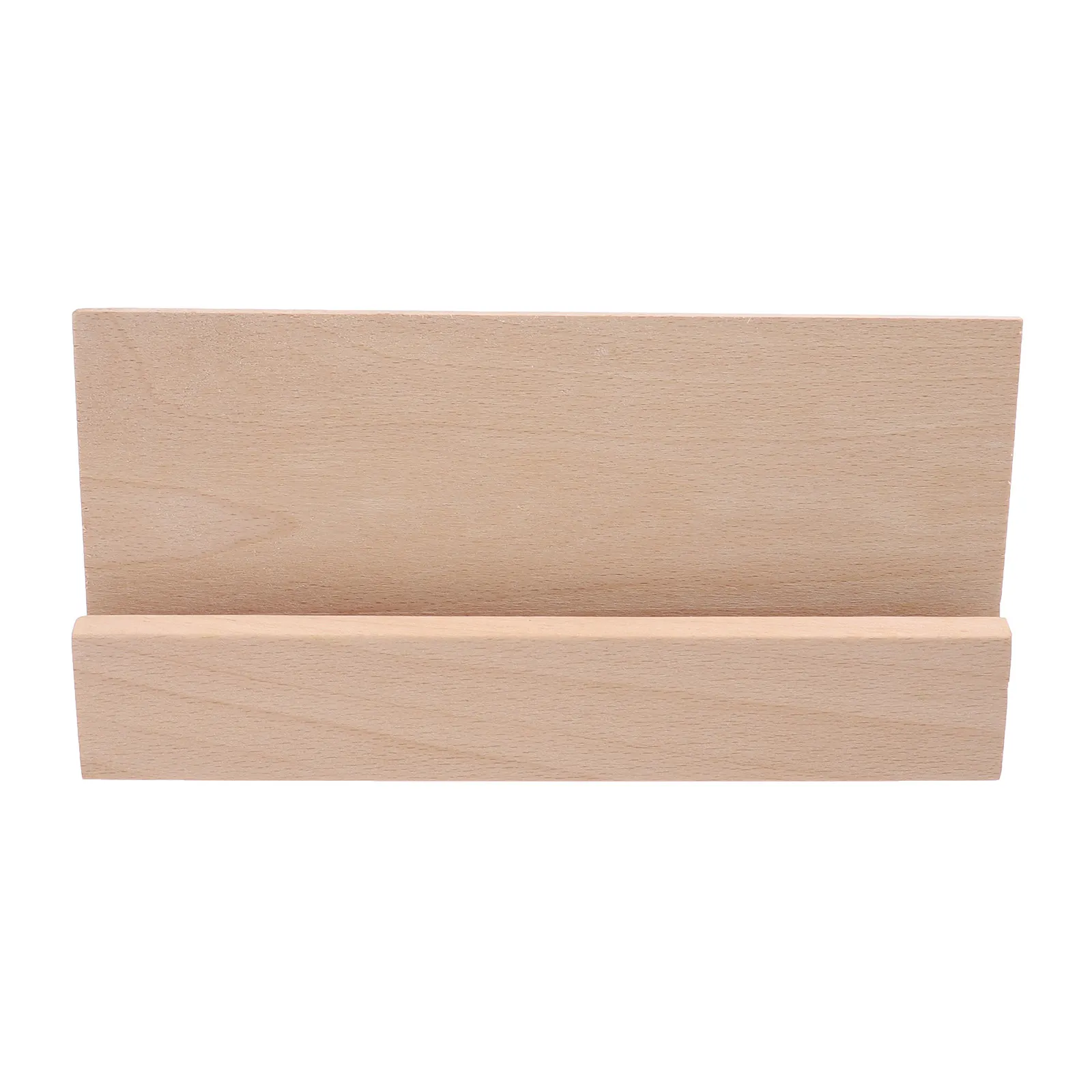 

1Pcs Wooden Cards Holder Natural Wood Display Stand for Card Games Calendar Display Craft Decor Gift for Adults