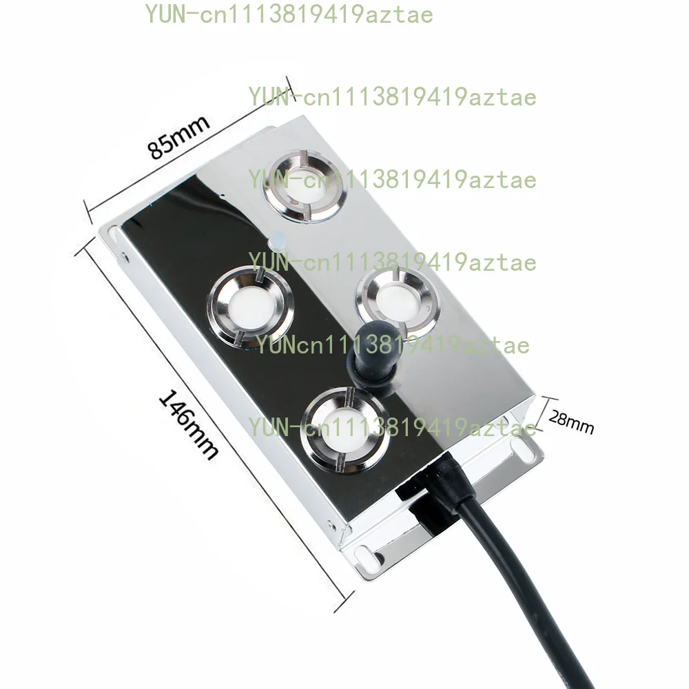 2/3/4 Head Atomizer Ultrasonic Mist Generator Fogger Stainless Steel Air Humidifier Atomizing Plate Fog Maker Sprayer Nebulizer