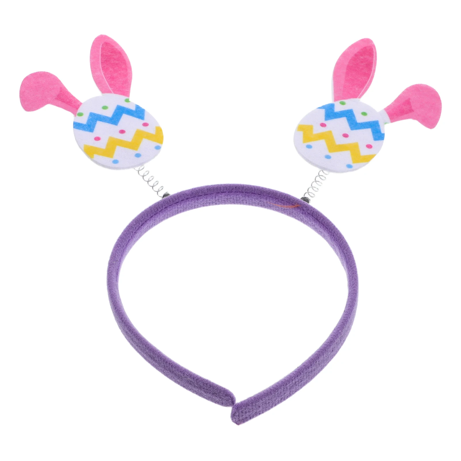

Easter Headband Bunny Ears Accessories Kids Adults Soft Material Colorful Egg Design Festive Hairbands Rabbit Headwear Boppers