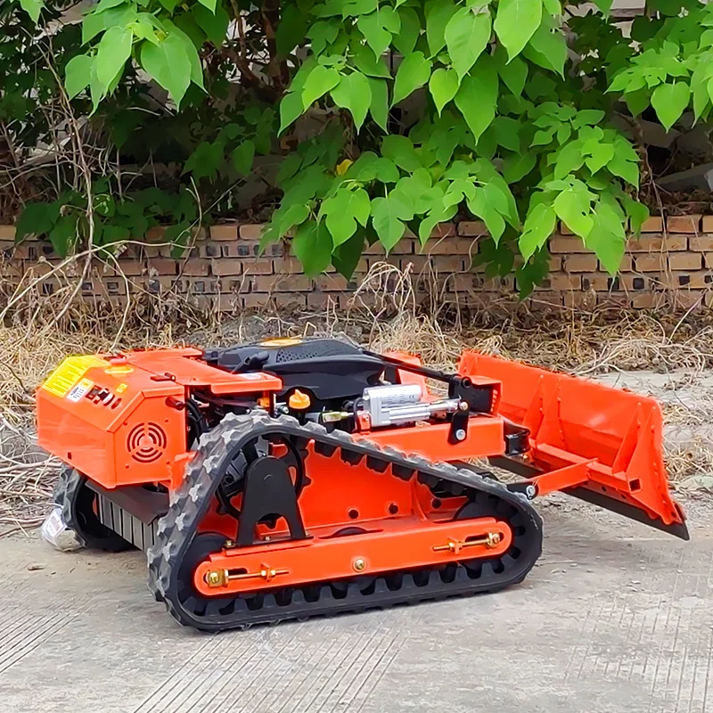 Fully automatic custom-made lawn mower, affordable in price, equipped with a grass clippings collector and a portable design.