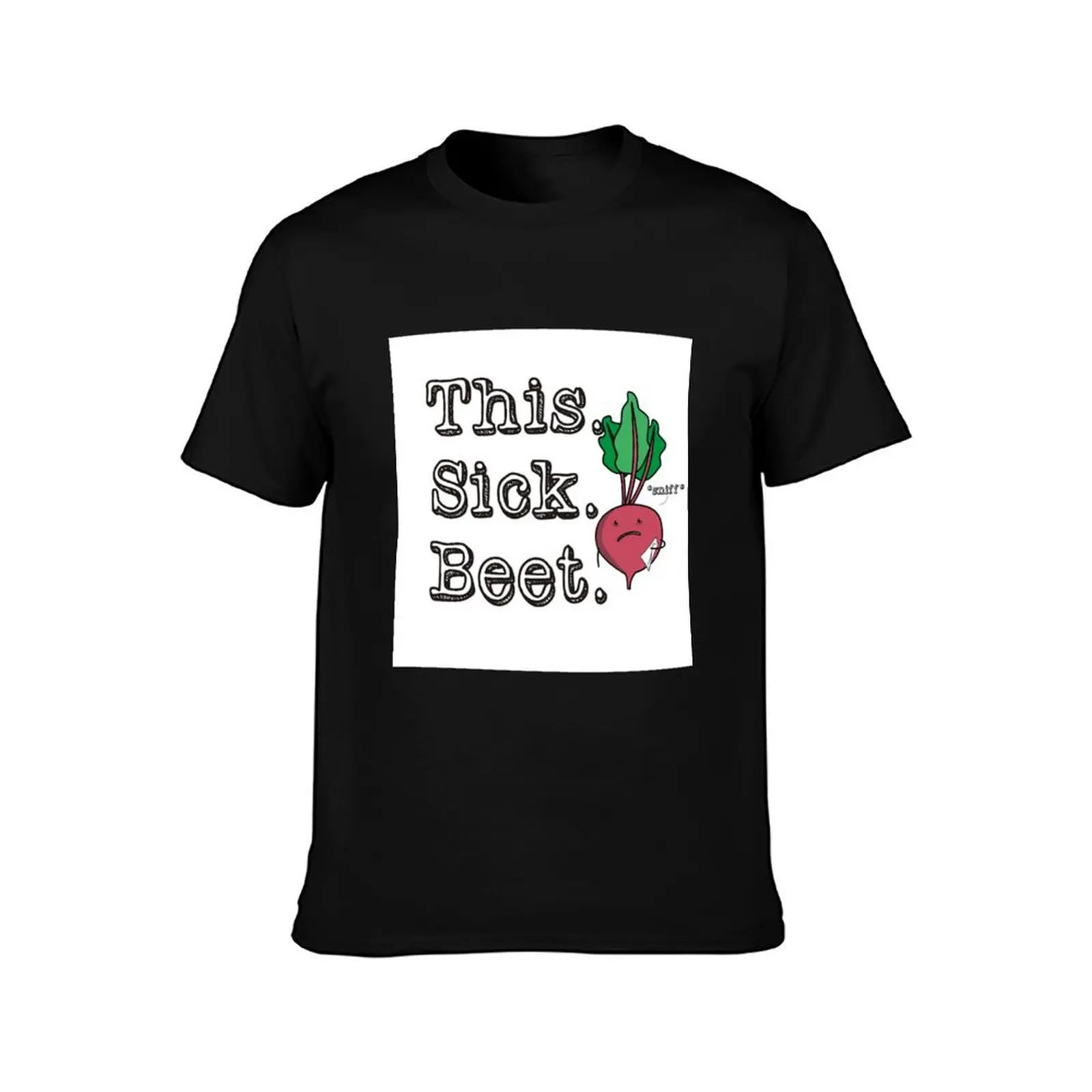 This Sick Beet T-Shirt Summer Casual Cotton Tee Oversized Streetwear Tops Vintage Graphic Print Loose Fit Short Sleeve