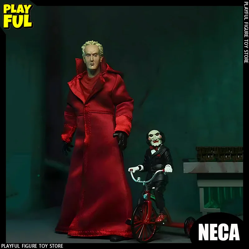 

New Original 2024 Sdcc Neca Saw Jigsaw Killer Red Robe Version Anime Figure Amanda Young Jigsaw Killer Action Figure Toys Gift