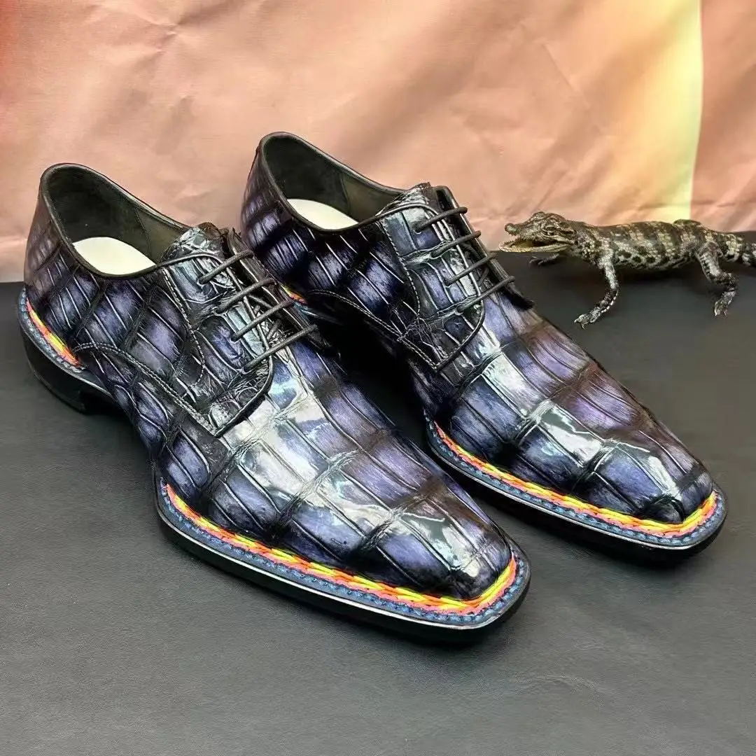 

yingshang new men dress shoes business shoes fashion leisure office shoes male crocodile shoes