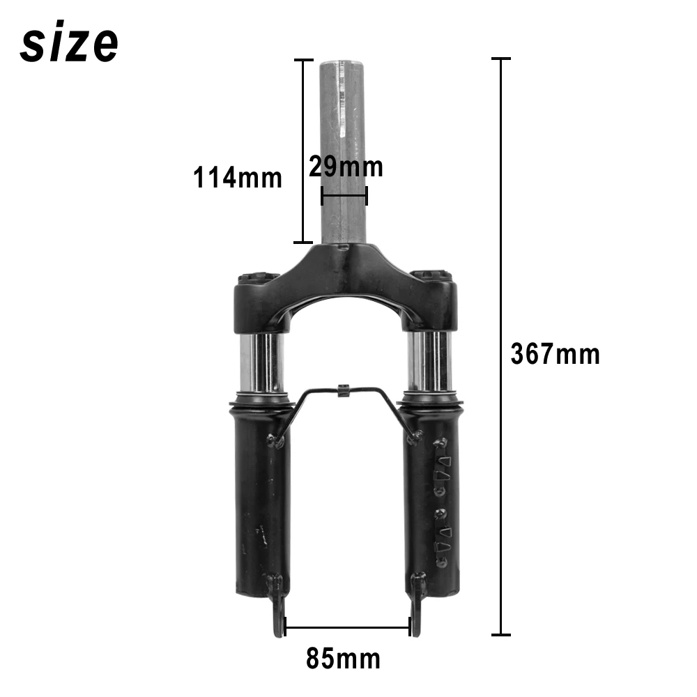 Front Fork Suspension Kits for Ninebot F20 F25 F30 F40 Electric Scooter Damping Absorber Front Tube Hydraulic Shock Absorption