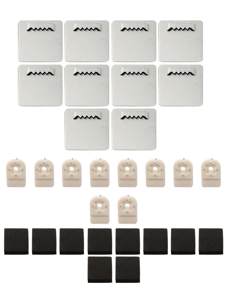 Picture Hook Bathroom Mirror Hanger 40*40mm Strong Load Capacity Hooks Home Decor Easy Installation Invisible Design