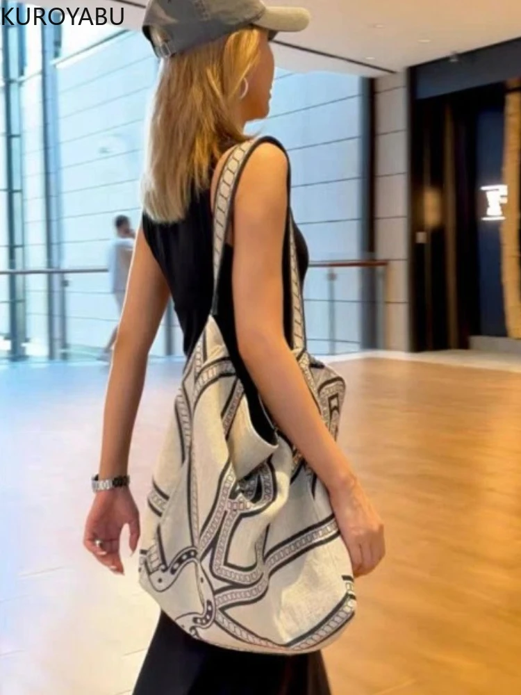 

Print Messenger Bag Women Casual Fashion Tote Handbag Large Capacity Japanese Leisure Canvas Travel Shopping Hand Bag New Arrive