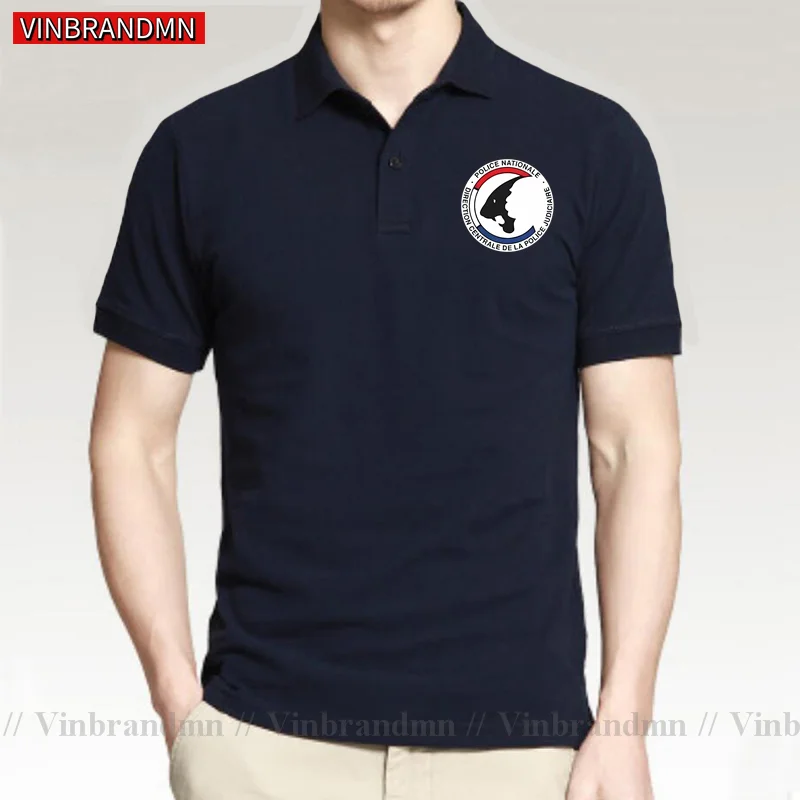 France Special Elite Forces Unit GIGN Raid K-9 Canine Dog Fashion Polo Shirts French Gendarmerie Classic Summer Fashion Shirts
