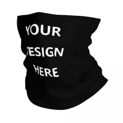 Custom Custom Your Design Here Bandana Neck Gaiter for Hiking Camping Wrap Scarf Add Your Own Photo Text Logo Balaclava Warmer