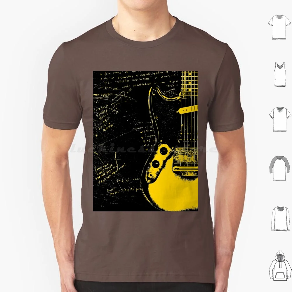 

Alternative Band Poster T Shirt Big Size 100% Cotton Music Trends Aesthetic Retro Alternative 90s 80s Tour Band Grunge Guitar