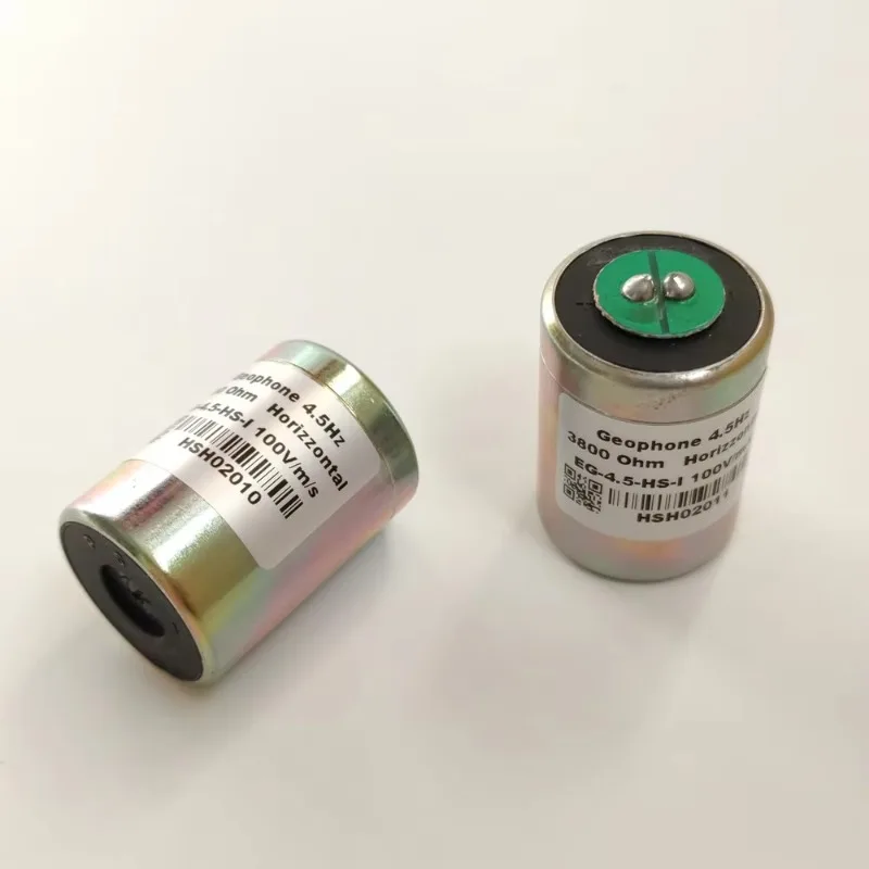 High Sensitivity Geophone 4.5Hz Sensor Horizontal EG-4.5-HS-I Sensitivity 100V/m/s Seismic Geophone  4.5 Hz