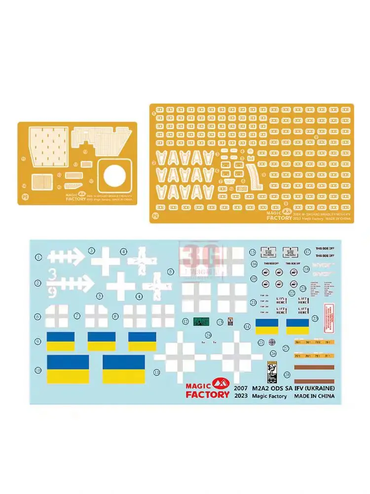 MAGIC FACTORY 2007 1/35 Scale Ukraine M2A2 ODS-SA IFV 47th Mechanizzed Brigade