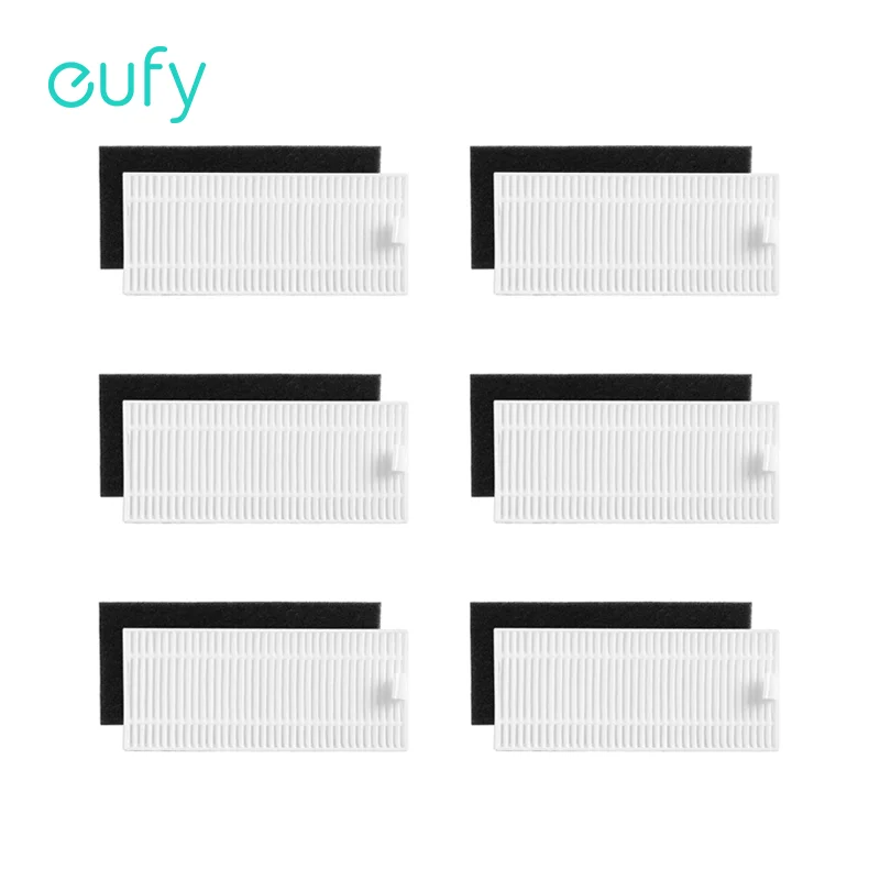 eufy RoboVac Replacement Filter Set RoboVac 11S, 15T 30 30C 15C 12 25C 35C Accessory