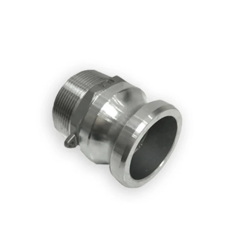 

2pcs 3/4" BSP Male Thread 304 Stainless Steel Type F Plug Camlock Fitting Cam and Groove Coupling