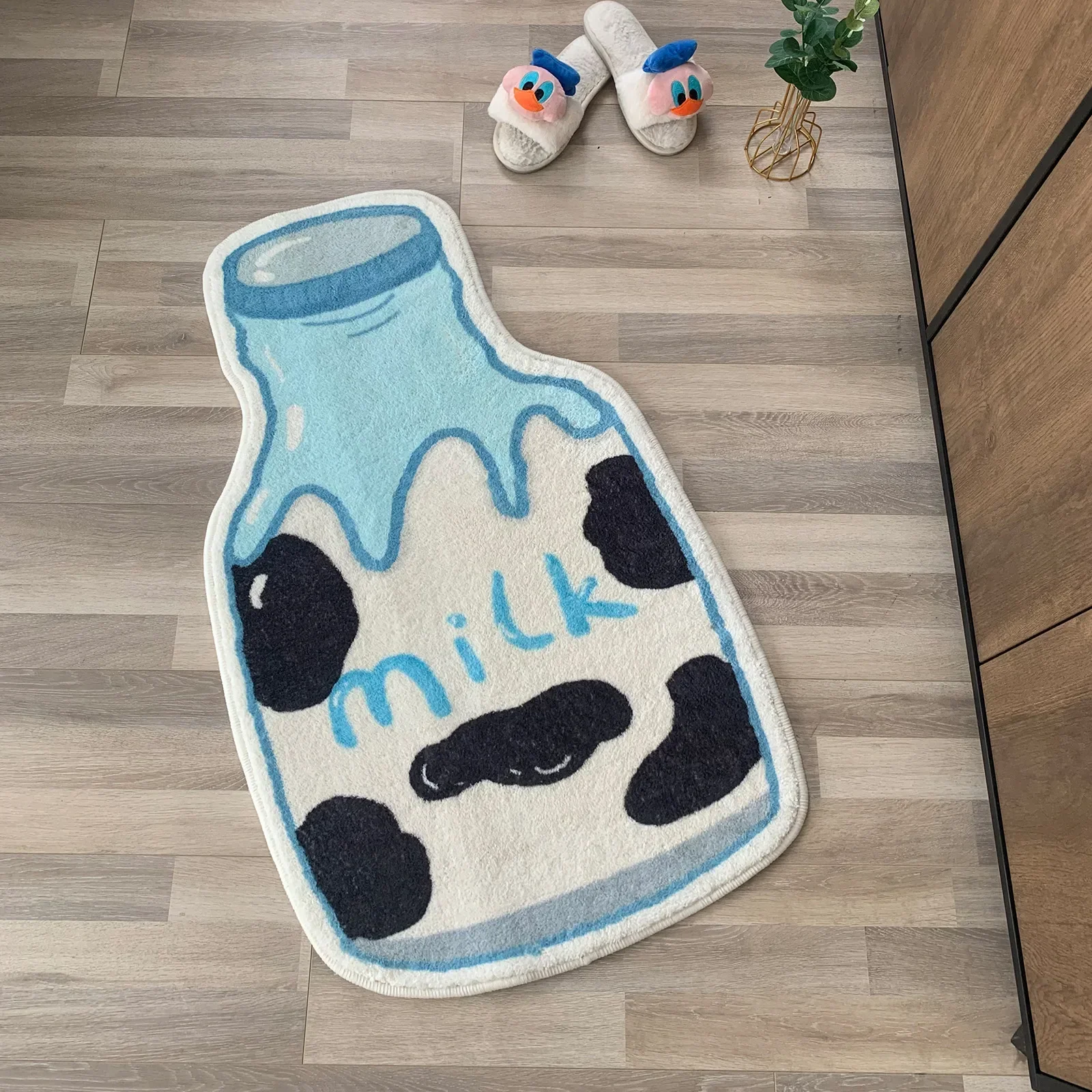 Rug Kids Crawling Mat Bath Mat Bedside Lovely Carpet Print Animal High Quality Faux Cashmere Carton Novelty Modern