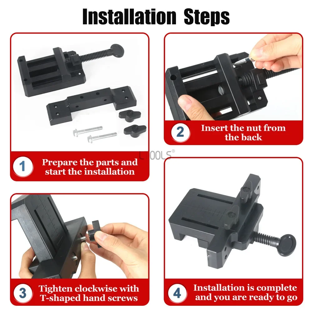 Cabinet Door Mounting Jig, instalação posicionador, alça ajustável, prático Woodworking ferramenta, piso versátil