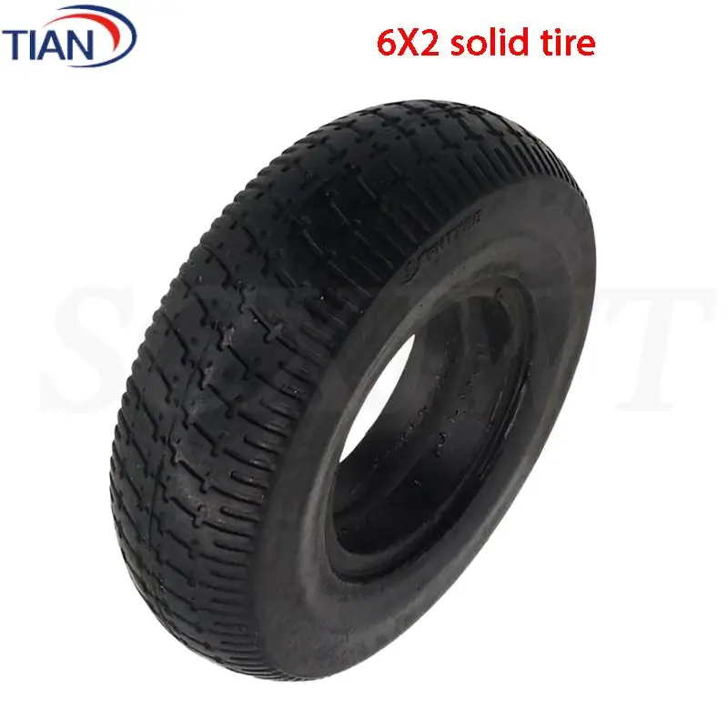 

Reliable 6x2 explosion-proof solid tires for electric scooters and handcarts, offering smooth ride and no flats.