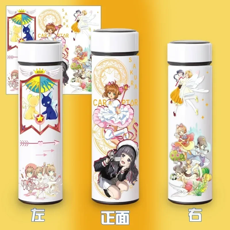 Cardcaptor Sakura Smart Thermos Cup Anime Peripheral Creative Stainless Steel 304 Display Temperature Water Cup Christmas Gift