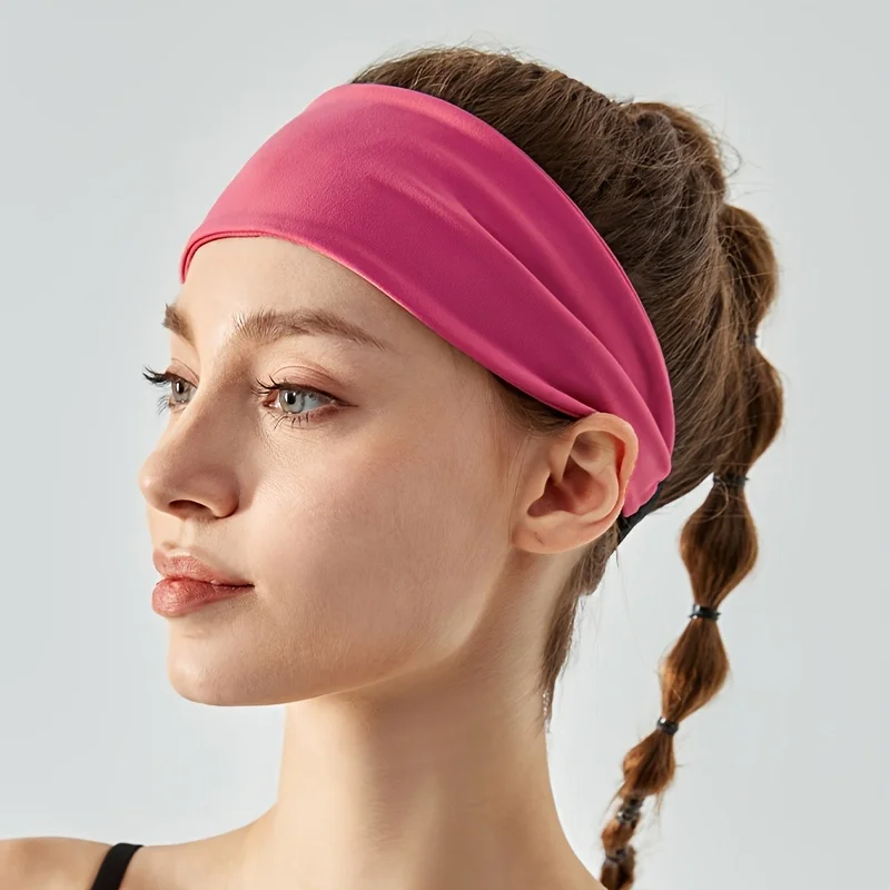 Sports Headbands for Men,Moisture Wicking Workout Headband,Sweatband Headbands for Running,Cycling,Football,Yoga Hairband