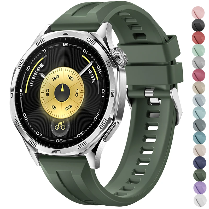 

22mm Sport Band for Huawei Watch GT6Pro/GT6 46mm Silicone Strap Replacement Bracelet for Huawei Watch 5/GT5/GT5pro/GT4 46mm