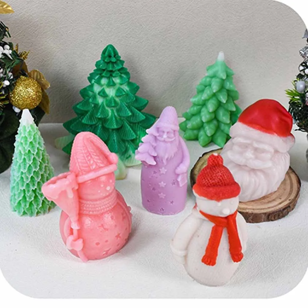 

Силиконовая форма для рождественской елки, рождественская атмосфера, декоративные поделки, форма для штукатурки из смолы, изготовление мыла своими руками, праздничный подарок