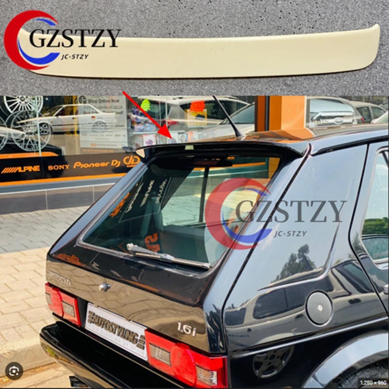 

Для Volkswagen VW GOLF 1MK1 Спойлер на крышу 1974-1983 GOLF1 Mk1 Глянцевый черный задний багажник Спойлер на крышу Крыло Задний спойлер Крышка