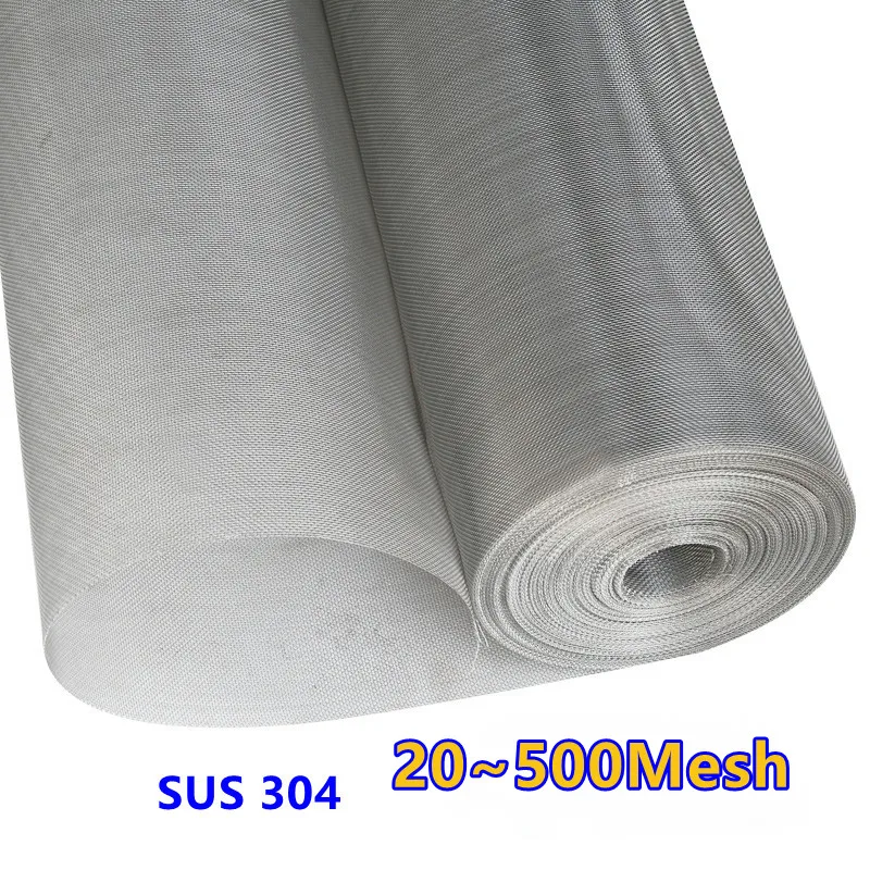 304 Stainless Steel Mesh Food Filter Metal Net Filtration Woven Wire Sheet Screening Filter Home Kitchen Strainers