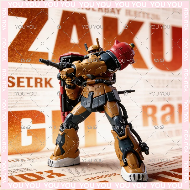 Figuras de Acción Bandai Ms-06F Zaku2 Tipo F Solari, Rx-78 E Gundam EX, Juguetes para Niños, Regalo, Modelo Coleccionable, Decoración, en Stock