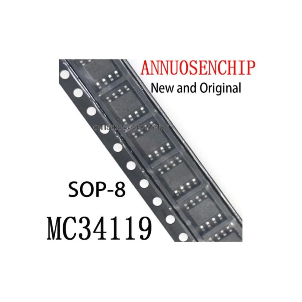 10PCS New and Original  SMD 34119 SOP-8 MC34119