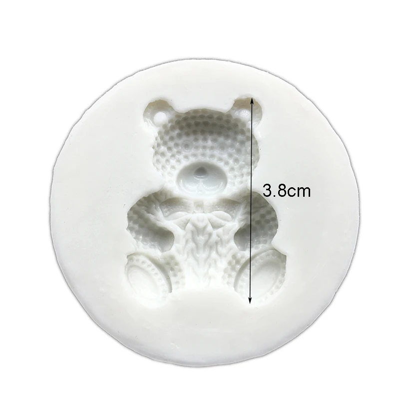 Teddy Bear Shape Silicone Mold Sugarcraft Chocolate Cupcake Baking Mold Fondant Cake Decorating Tools