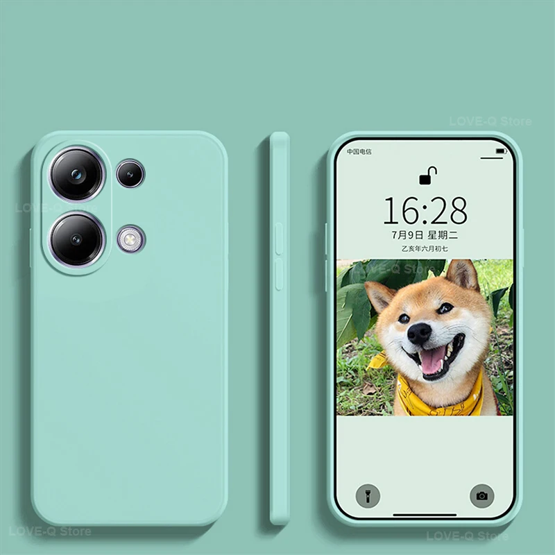 Telefon Fall Für Poco M6 Pro Silikon Einfarbig Herbst und Kollision Schutz Abdeckung Für Xiaomi Poco M6 M6 Pro m6Pro Poco M6 Pro – Detail 12