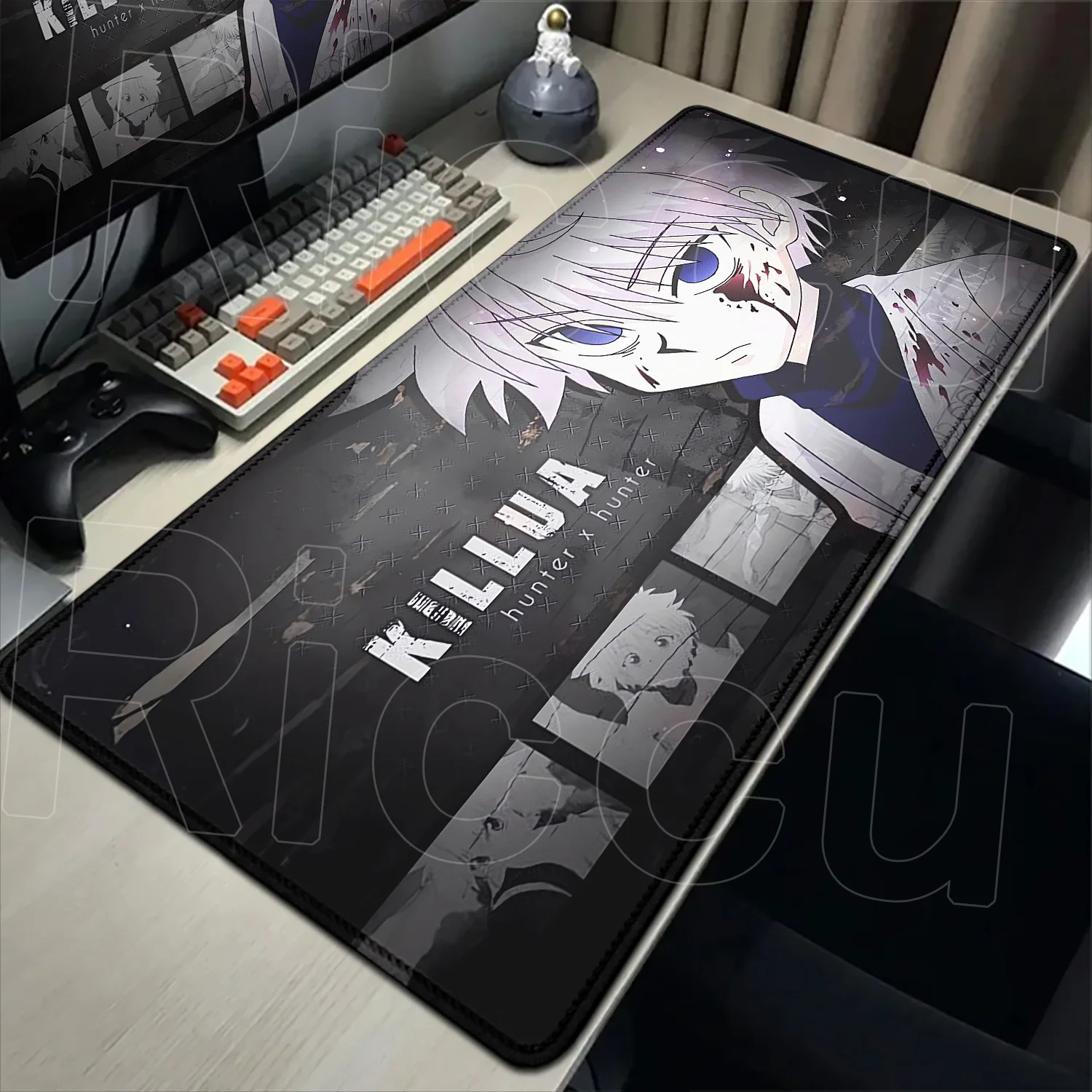 

Gamer Home New HD Printing MousePad Hunter X Hunter Mouse Pad Natural Rubber Anti-slip Office Carpet Gamer Accessories Desk Mats