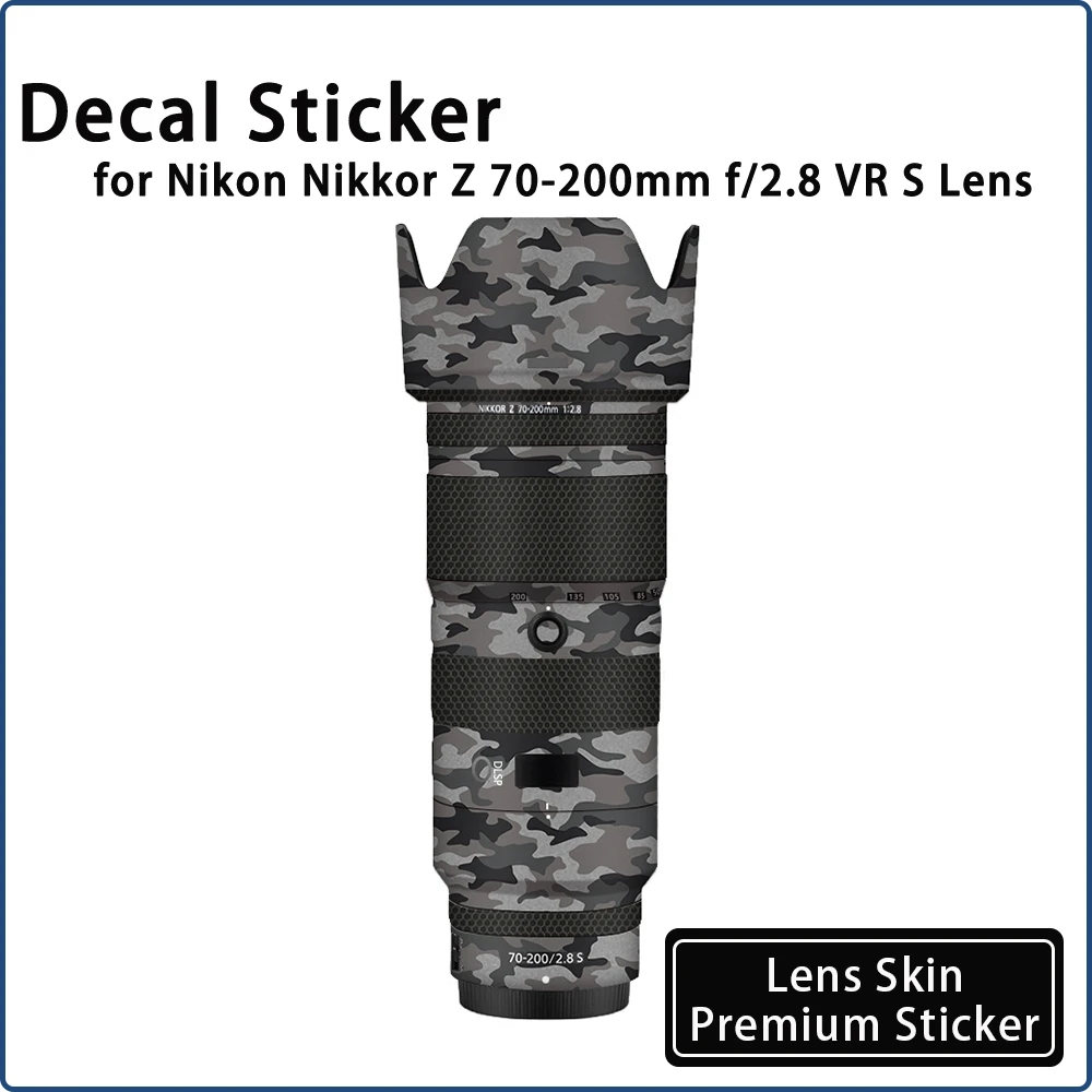 

Protective Film for Nikon Nikkor Z 70-200mm f/2.8 VR S Lens Skin Z70 200F2.8 Decal Sticker Wrap Cover 70200 Lens Sticker