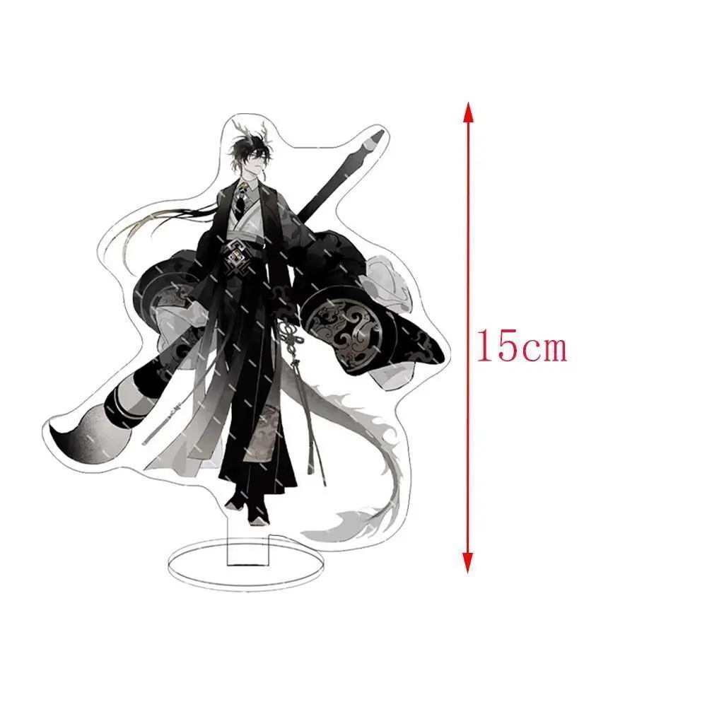 Anime Genshin Impact Kaeya Xiao Zhongli Acrylic Stand Ornaments Action Figures Cartoon Model Christmas Gifts Girls