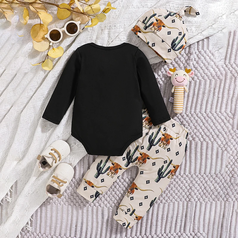 Toddler Girl Winter Outfit Floral Print Hooded Jacket and Fleece Lined Pants Set Warm 2 Piece Clothing for Cold Weather