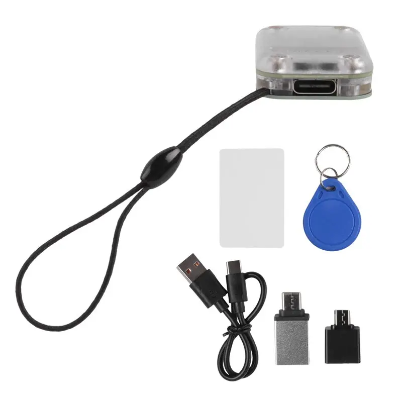 ac57-カメレオンv20-rfidスマートチップリーダーエミュレーター-uidキーチェーン-cuidカード-125k-1356m-カードデコード-カメレオンデュプリケーター