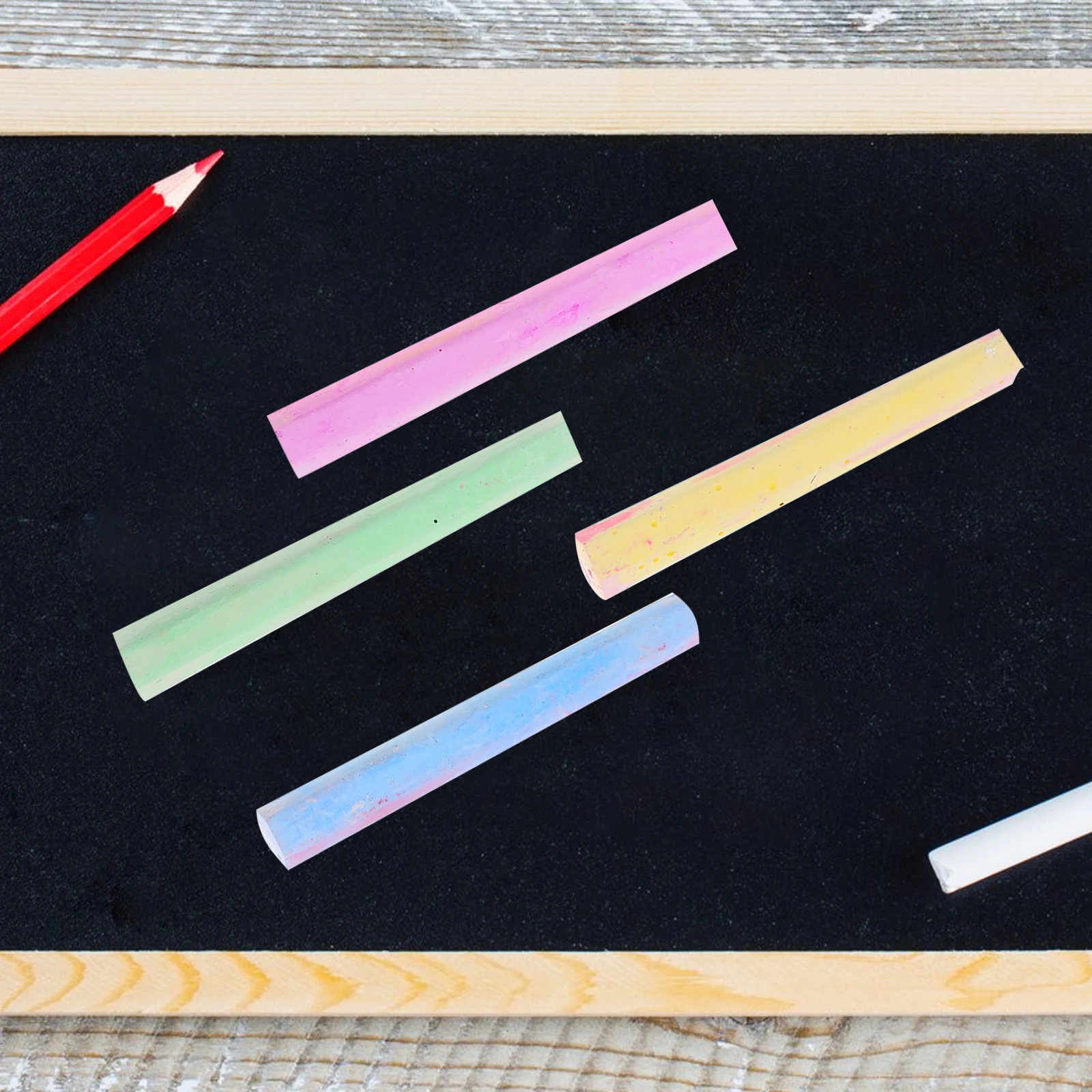 

1 set Colorful Chalk Pastel Pencils Children Home Poster Art Classroom Must Haves Kids Toddler Eraser Included chalk set