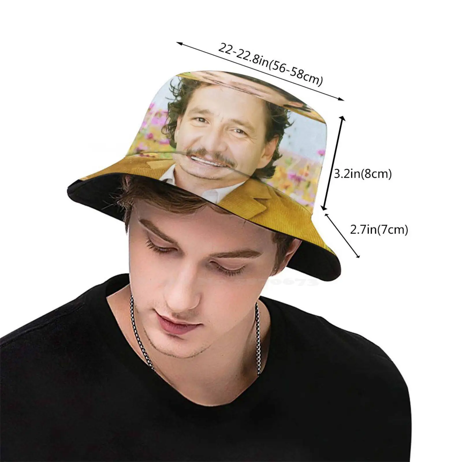 Pedro Pascal Is Pure Médiateur light Sun Cap, FishSuffolk Hat, E27 Hats