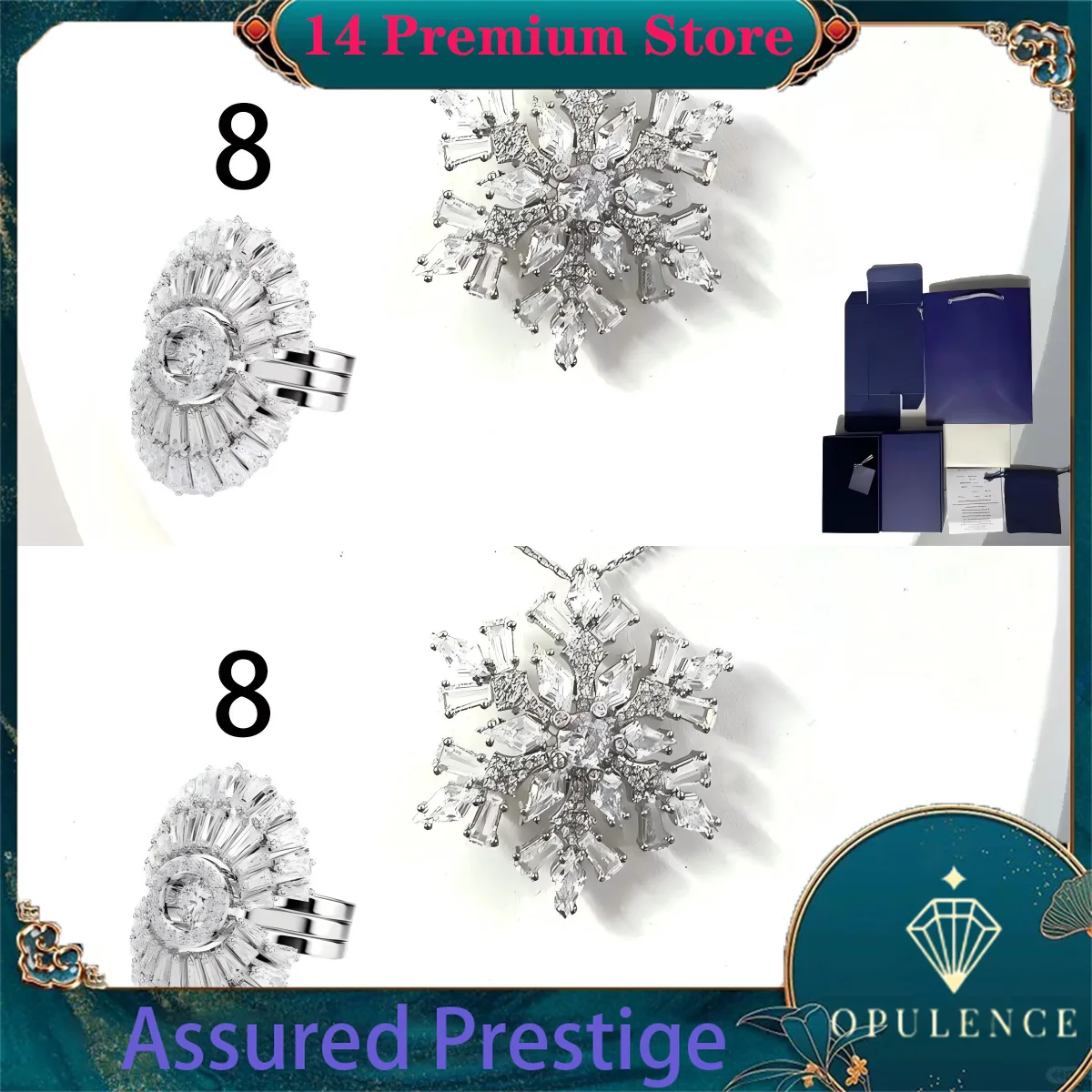 

2025 New Styles Are Coming, Classic Design Style, New Style Jewelry Set Comes with Packaging Gift Box, Suitable for Giving.