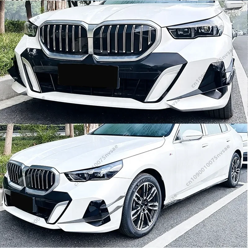 For Bmw 5 G60 G61 M Sport 2023 2024 2025 Car Front Bumper Side Spoiler Splitter Front Bumper Lip Splitter Canards Bodykit Trims