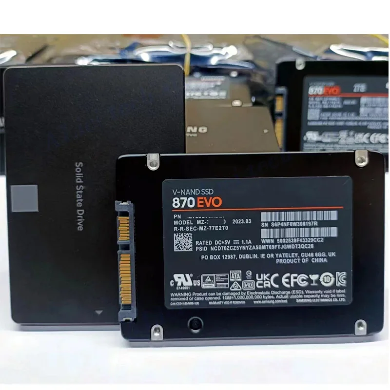 Original SSD FOR Samsung 870EVO solid-state drive 500G 1TB 2TB 250GB notebook desktop universal SATA3 interface