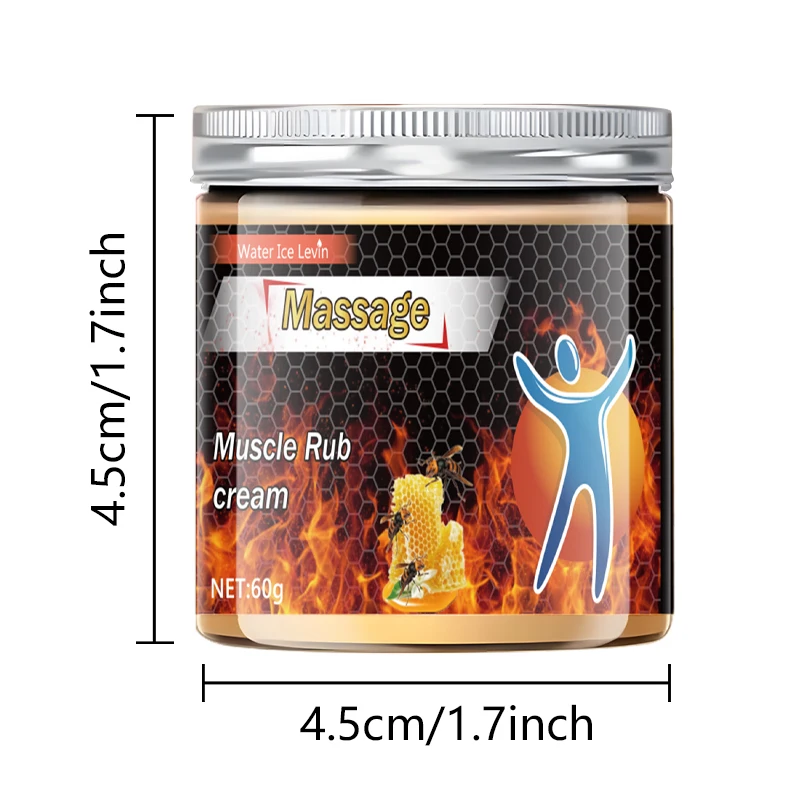 كريم تدليك العضلات، مناسب للرجال والنساء. إنها مريحة للدفء، مناسبة لجع العضلات، متوافقة مع جميع أنواع البشرة، مصممة للتدليك الصحي. #2