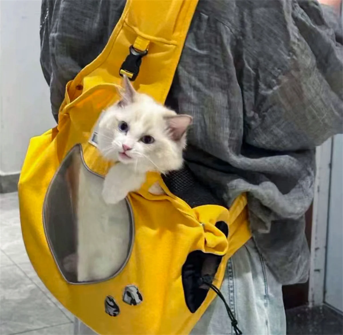 

Dog Carrier Backpack Comfortable Doggy Front Backpack Pet Puppy Carrier Travel Pack With Breathable Head Out Design