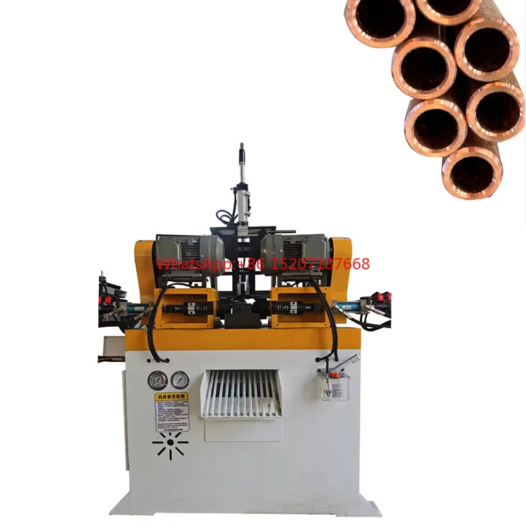 SS Pipe Tube Double Head End Tube Pipe Chamfering Machine