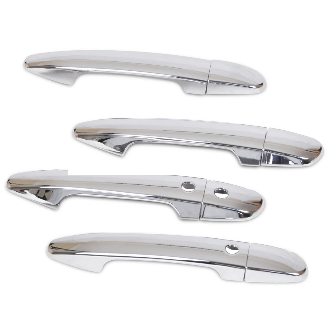 Car Chrome Exterior Door Handle Cover Trim Smart Keyhole Keyless Entry Set Fit for Mazda 2 3 6 CX3 CX5 CX9 LHD