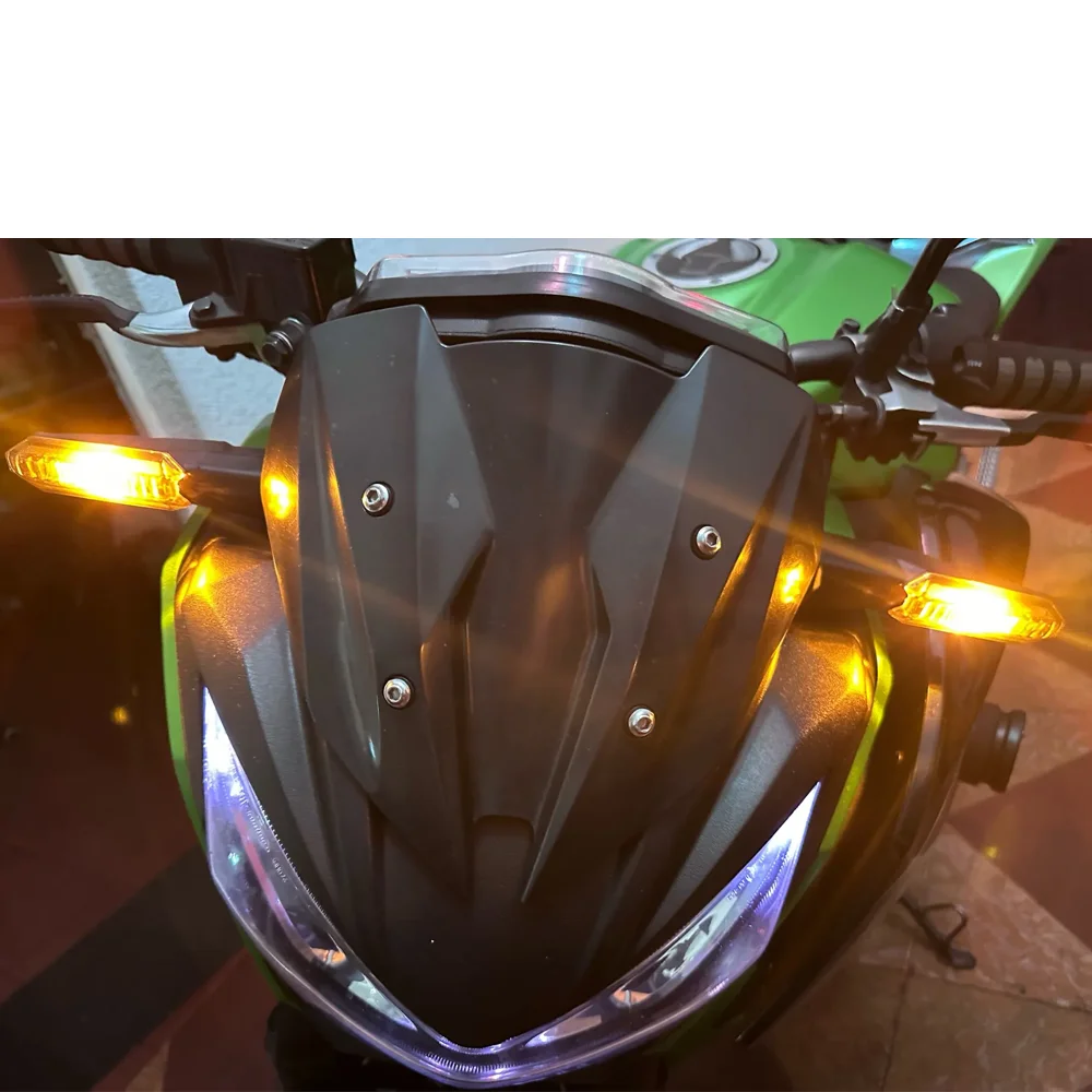 Motorcycle LED Turn Signal Lights Flashing Light for KAWASAKI ER6F ER6N KLR650 NINIA 250 1000 1000SX 125 250 300 400 650 H2
