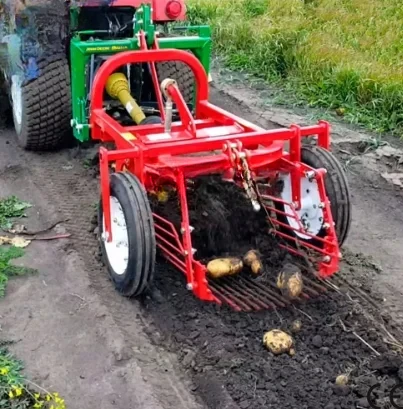 Tractor 3 Point Mounted One Row Combine Sweet Potato Harvester with CE Kubota Harvester Price Rice Harvesting Machine 2 Rows