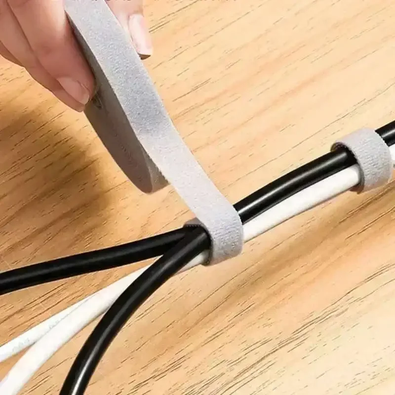 3 Meters Cable Tie with Velcro, Cable Tie, Wire Wrapper, USB Cable Management, Headset Protection, Mouse Tie